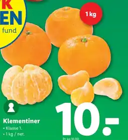 Lidl Klementiner tilbud
