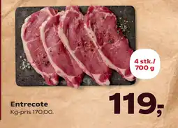 Kvickly Entrecote tilbud