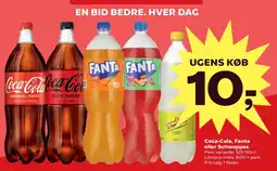 Kvickly Coca-Cola, Fanta eller Schweppes tilbud