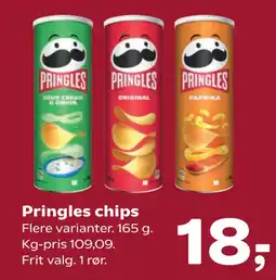 Kvickly Pringles chips tilbud