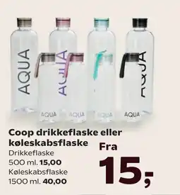 Kvickly Coop drikkeflaske eller køleskabsflaske tilbud