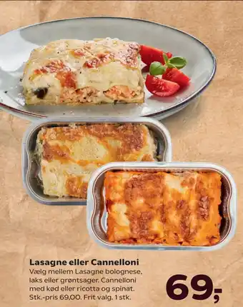 Kvickly Lasagne eller Cannelloni tilbud