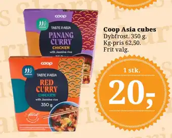 Dagli'Brugsen Coop Asia cubes tilbud