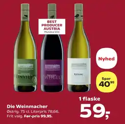 Kvickly Die Weinmacher tilbud