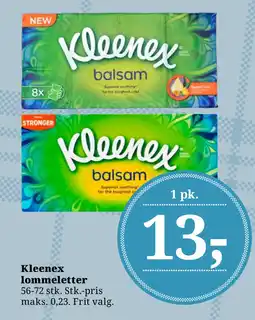 Dagli'Brugsen Kleenex lommeletter tilbud