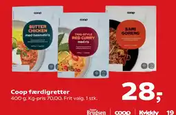 Kvickly Coop færdigretter tilbud