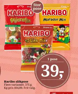 Dagli'Brugsen Haribo slikpose tilbud