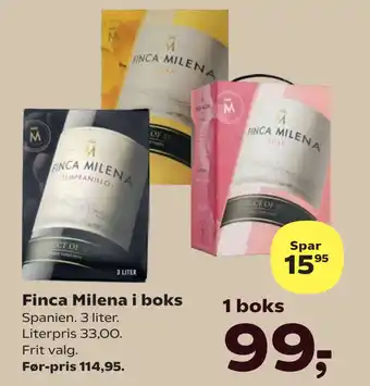 Kvickly Finca Milena i boks tilbud