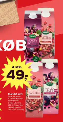 Kvickly Blandet saft tilbud