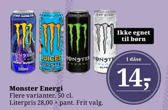 Dagli'Brugsen Monster Energi tilbud