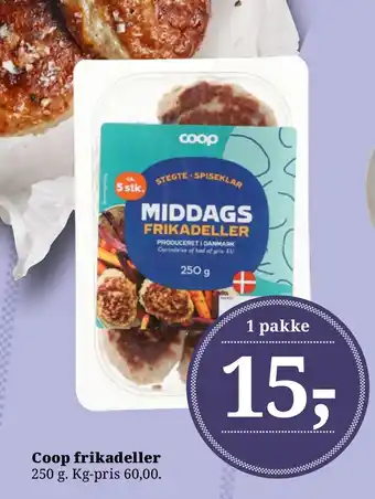 Dagli'Brugsen Coop frikadeller tilbud