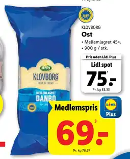 Lidl Ost tilbud