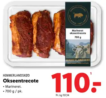 Lidl Okseentrecote tilbud