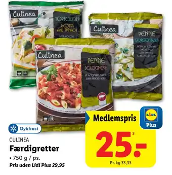 Lidl Færdigretter tilbud