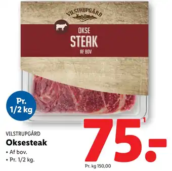 Lidl Oksesteak tilbud