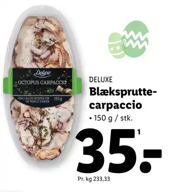 Lidl Blækspruttecarpaccio tilbud