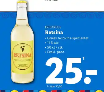 Lidl Retsina tilbud