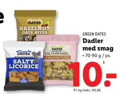 Lidl GREEN DATES Dadler med smag tilbud