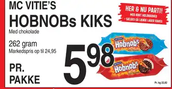 ABC Lavpris HOBNOBs KIKS tilbud