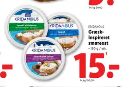 Lidl Græskinspireret smøreost tilbud