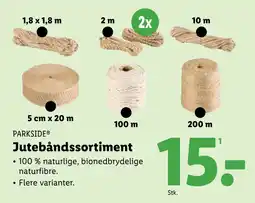 Lidl Jutebåndssortiment tilbud