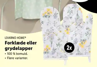 Lidl Forklæde eller grydelapper tilbud