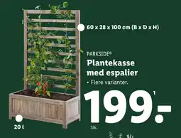 Lidl Plantekasse med espalier tilbud