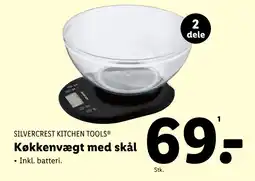 Lidl Køkkenvægt med skål tilbud