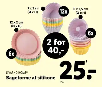 Lidl Bageforme af silikone tilbud