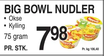 ABC Lavpris BIG BOWL NUDLER tilbud