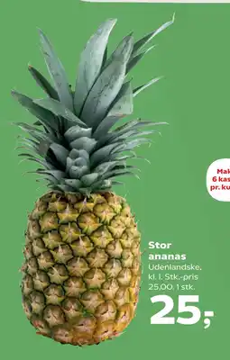 SuperBrugsen Stor ananas tilbud