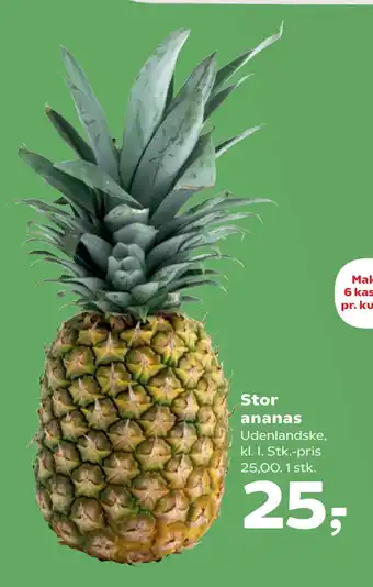 SuperBrugsen Stor ananas tilbud