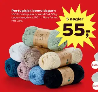 SuperBrugsen Portugisisk bomuldsgarn tilbud