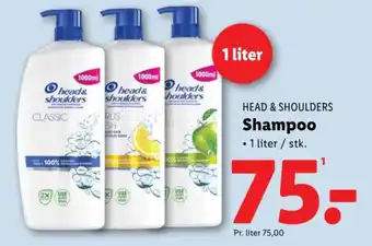 Lidl HEAD & SHOULDERS tilbud