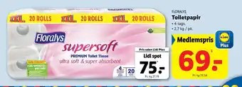 Lidl FLORALYS Toiletpapir tilbud