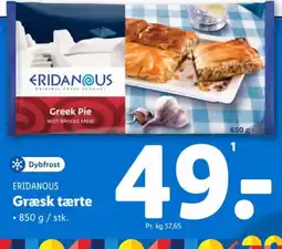 Lidl ERIDANOUS Græsk tærte tilbud