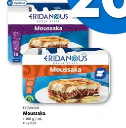 Lidl ERIDANOUS Moussaka tilbud