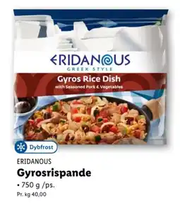 Lidl ERIDANOUS Gyrosrispande tilbud