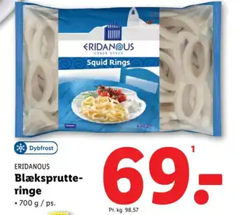 Lidl ERIDANOUS Blæksprutte- ringe tilbud