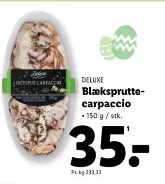 Lidl DELUXE Blæksprutte- carpaccio tilbud