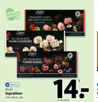 Lidl DELUXE Ispraliner tilbud