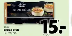 Lidl Deluxe CRÈME BRÛLÉE tilbud