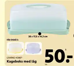 Lidl LIVARNO HOME® Kageboks med låg tilbud