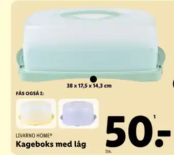 Lidl LIVARNO HOME® Kageboks med låg tilbud