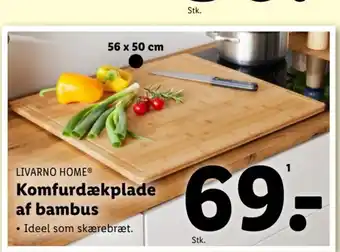 Lidl LIVARNO HOME® Komfurdækplade af bambus tilbud