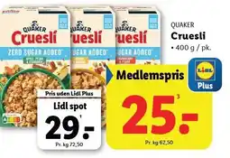 Lidl Cruesli tilbud