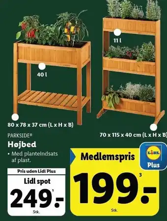 Lidl Højbed tilbud