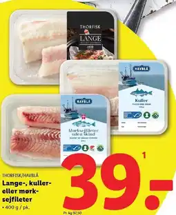 Lidl Lange-, kuller- eller mørk-sejfileter tilbud