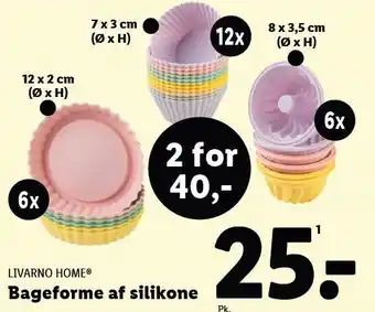 Lidl Bageforme af silikone tilbud