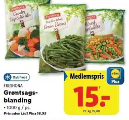 Lidl Grøntsags-blanding tilbud